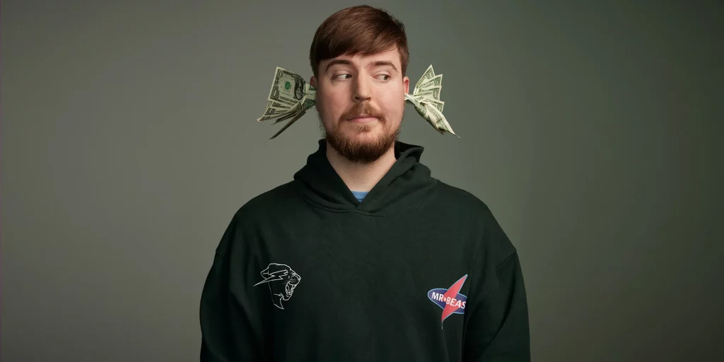 MrBeast entre os 3 maiores canais do YouTube