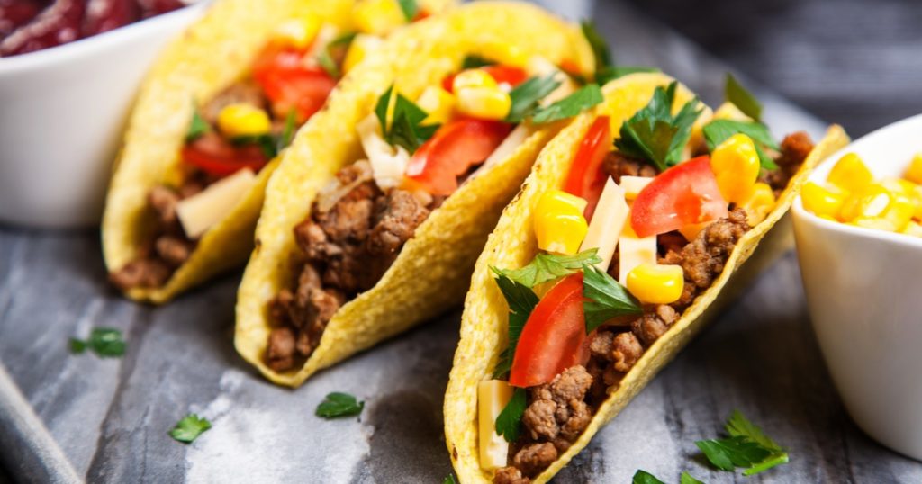 Cozinha Viva: Tacos de carne. (Foto: Tudogostoso / Reprodução)