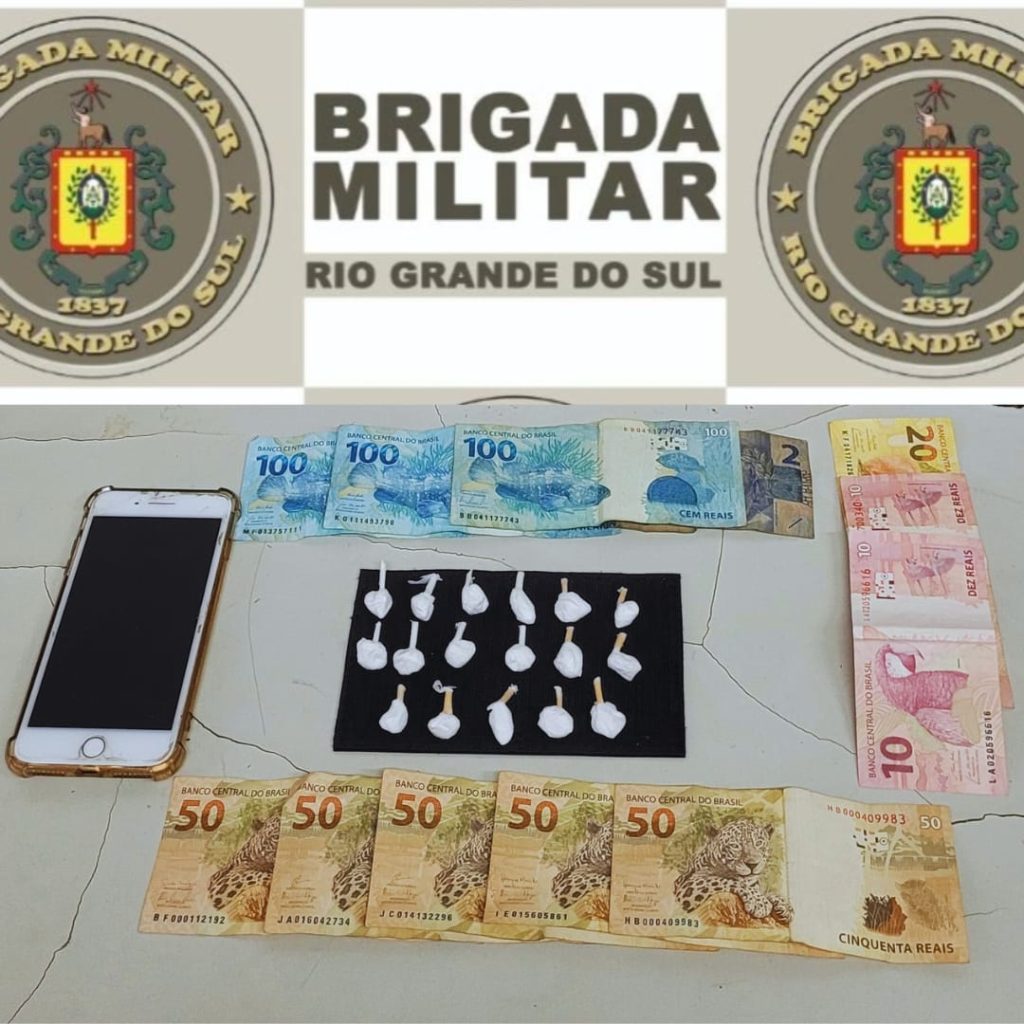 Homem é preso por tráfico de drogas no bairro Pomarosa, em Bento Gonçalves