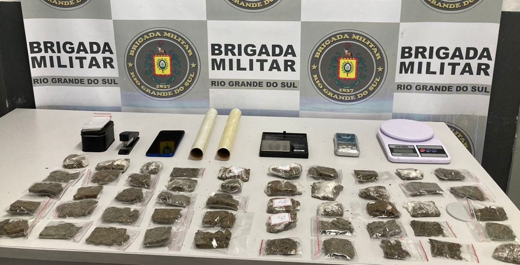 Três homens são presos por tráfico de drogas em Caxias do Sul