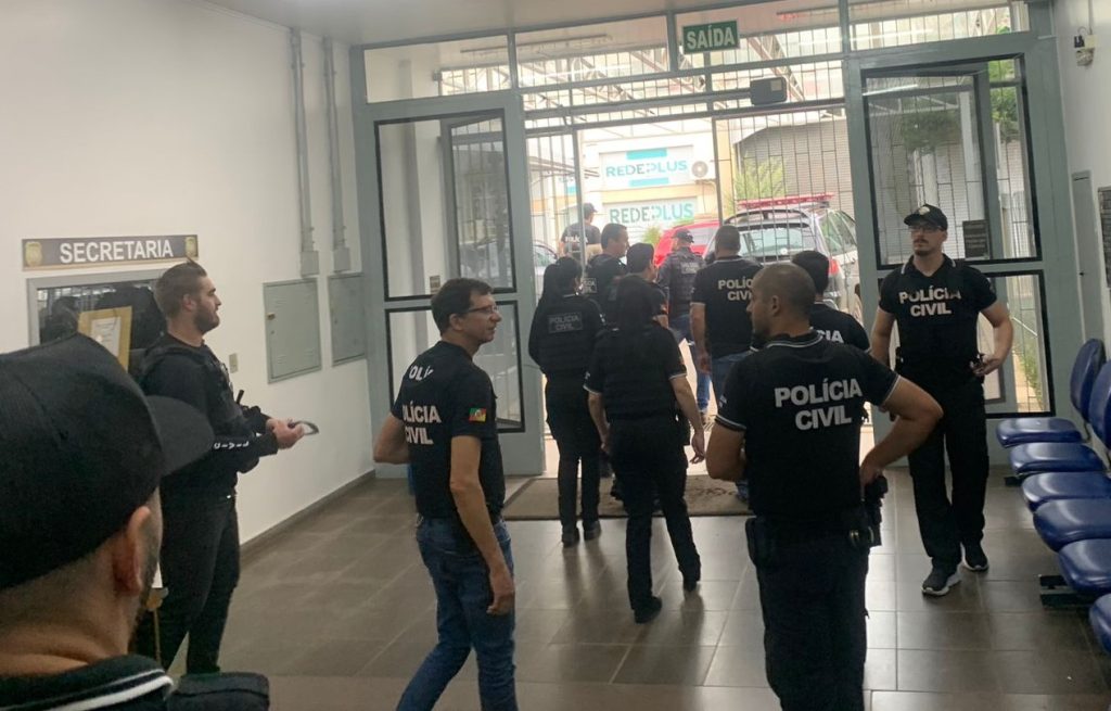 PC realiza operação em Vacaria para prender quadrilha que cometia crimes em municípios da região