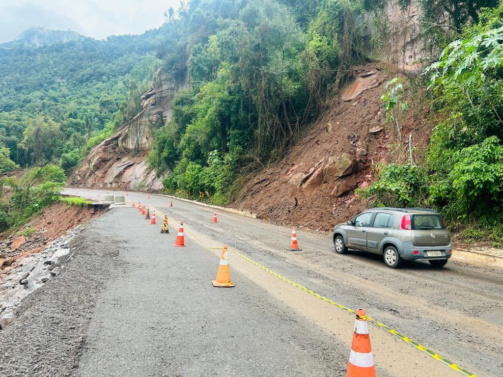 VÍDEO: Como está a BR-116 entre Galópolis e Vila Cristina, em Caxias do Sul, após liberação emergencial