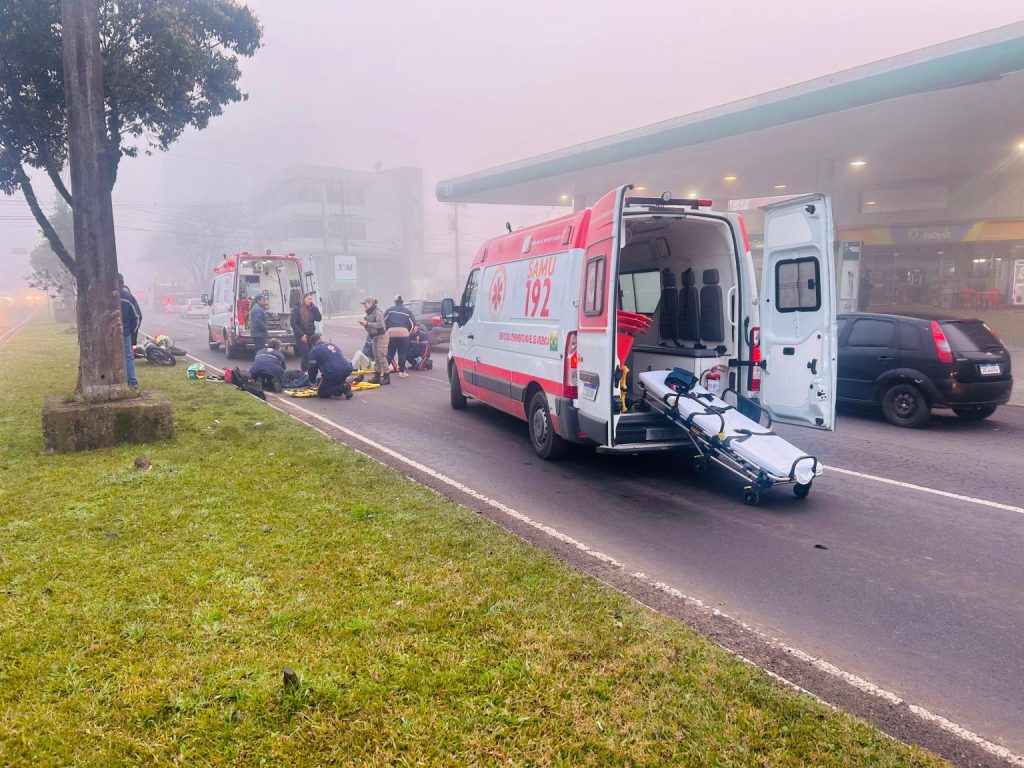 Homem de 74 anos morre após ser atropelado por micro-ônibus em Caxias do Sul