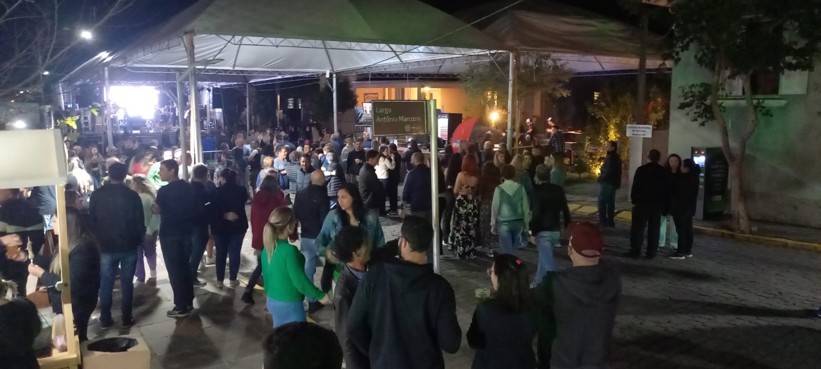 Noite de clima agradável marcou início do Polentaço em Monte Belo do Sul