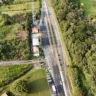 Antiga praça de pedágio é removida em Flores da Cunha