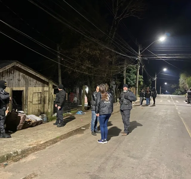 Ação conjunta entre Brigada e Polícia Civil deflagrou a Operação Catedral (Foto: Polícia Civil)