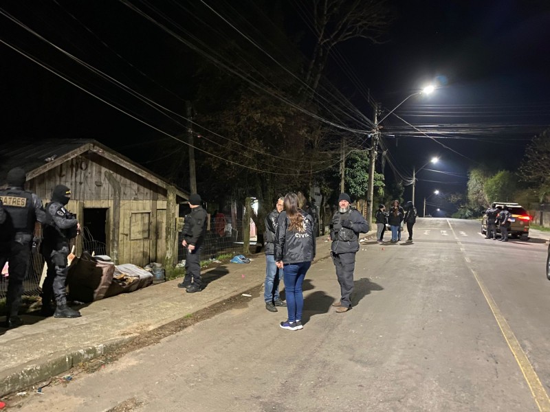 Ação conjunta entre Brigada e Polícia Civil deflagrou a Operação Catedral (Foto: Polícia Civil)