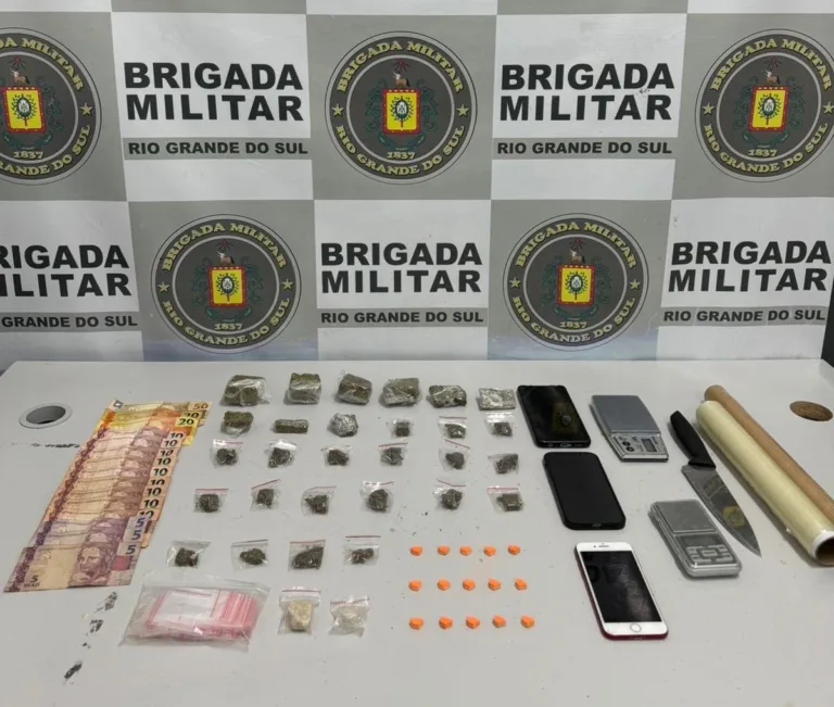 Traficante é preso com maconha e drogas sintéticas em Caxias do Sul