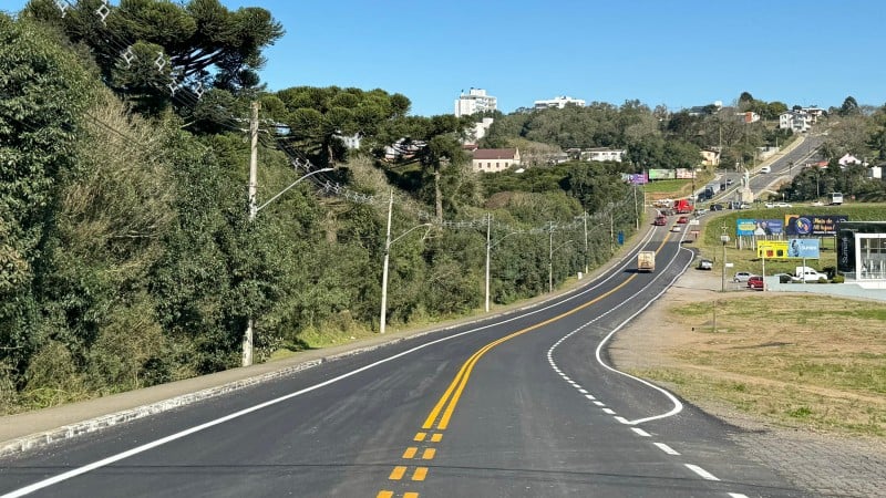 Obras de recuperação da Rodovia dos Romeiros, em Farroupilha, são concluídas