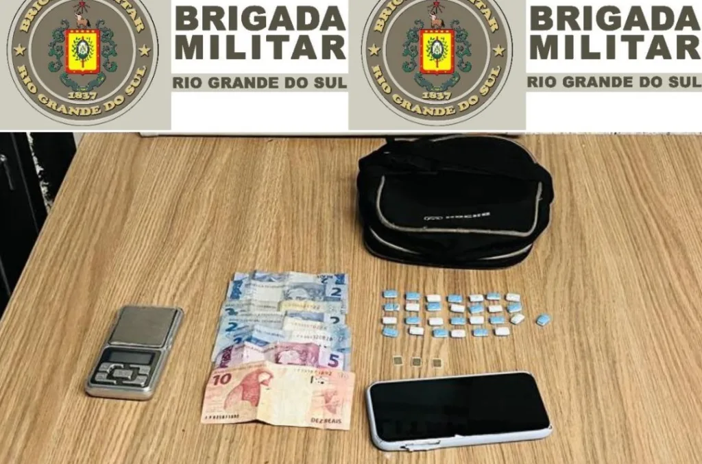 Ação do Choque prende mulher por tráfico de drogas sintéticas em Bento Gonçalves