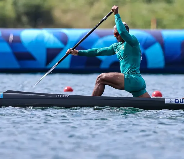 Isaquias conquista medalha de prata em Parias (Foto: Wander Roberto/COB)