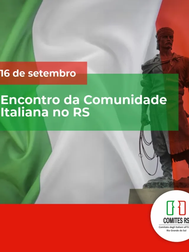 COMITES-RS promove Encontro da Comunidade Italiana do Rio Grande do Sul - Card: Vagão Filmes