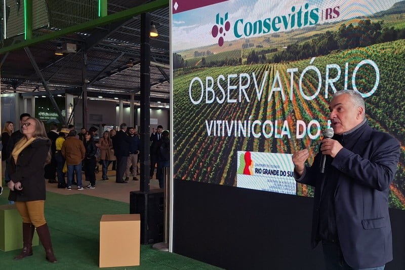 Lançamento do Observatório Vitivinícola (Foto: Eduardo Patron/Seapi)