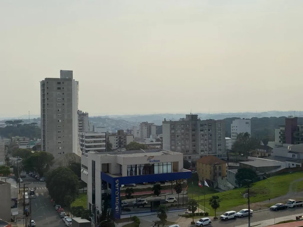 Fumaça das queimadas chega à Serra Gaúcha