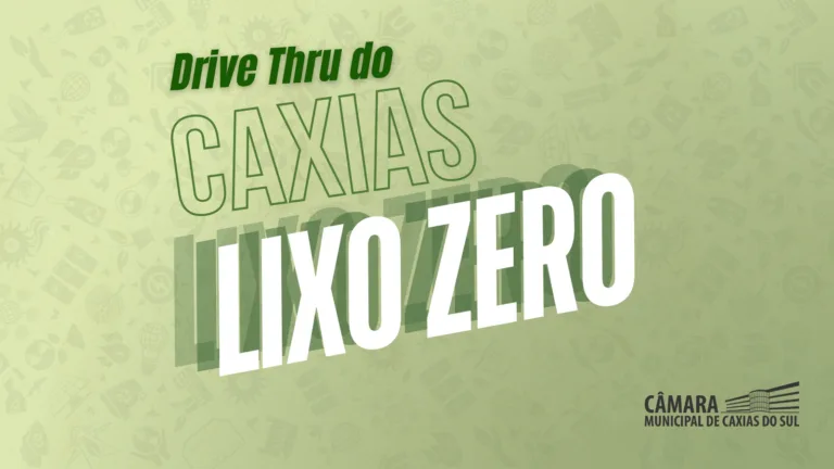 Ação de descarte de resíduos ocorre neste sábado, no estacionamento da Câmara Municipal. (Card: Liandra de Souza/Câmara Municipal)