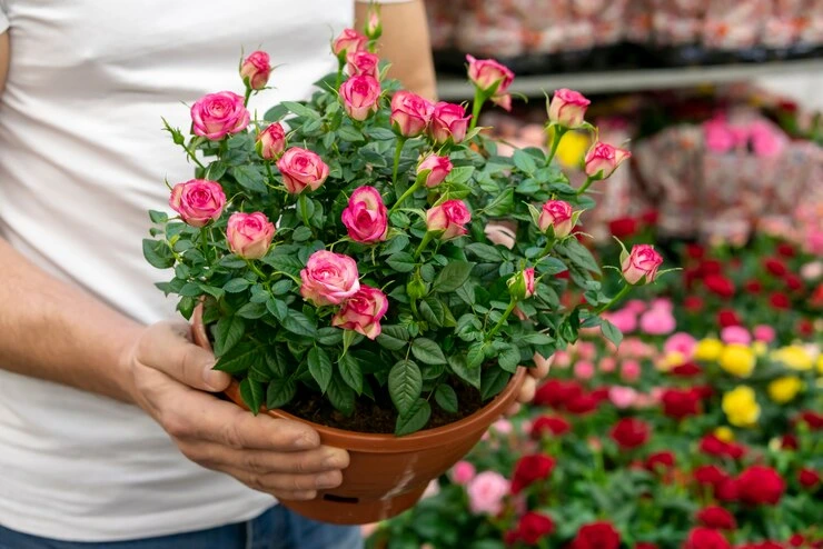 Rosas de pitimini ou mini rosas