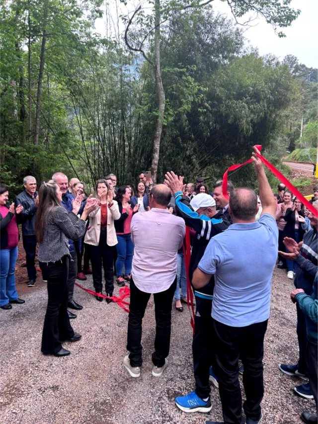 ACI Carlos Barbosa e comunidades celebram reinauguração da Ponte Floriano Peixoto