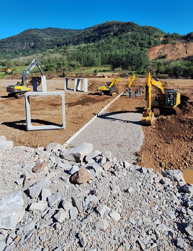 Ponte provisória, entre Caxias do Sul e Nova Petrópolis, deve ser concluída até o fim da primeira quinzena de setembro