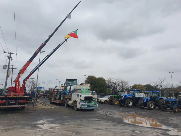 Movimento SOS Agro RS conta com mobilizados de mais de 50 cidades do estado