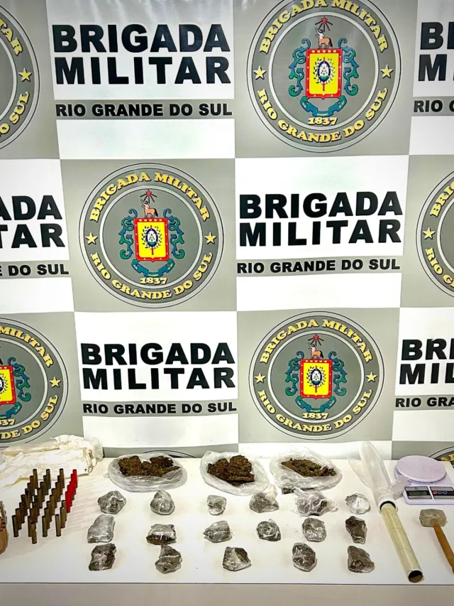 Dois adolescentes são apreendidos pela Brigada Militar com 1,5 kg de maconha em Guaporé