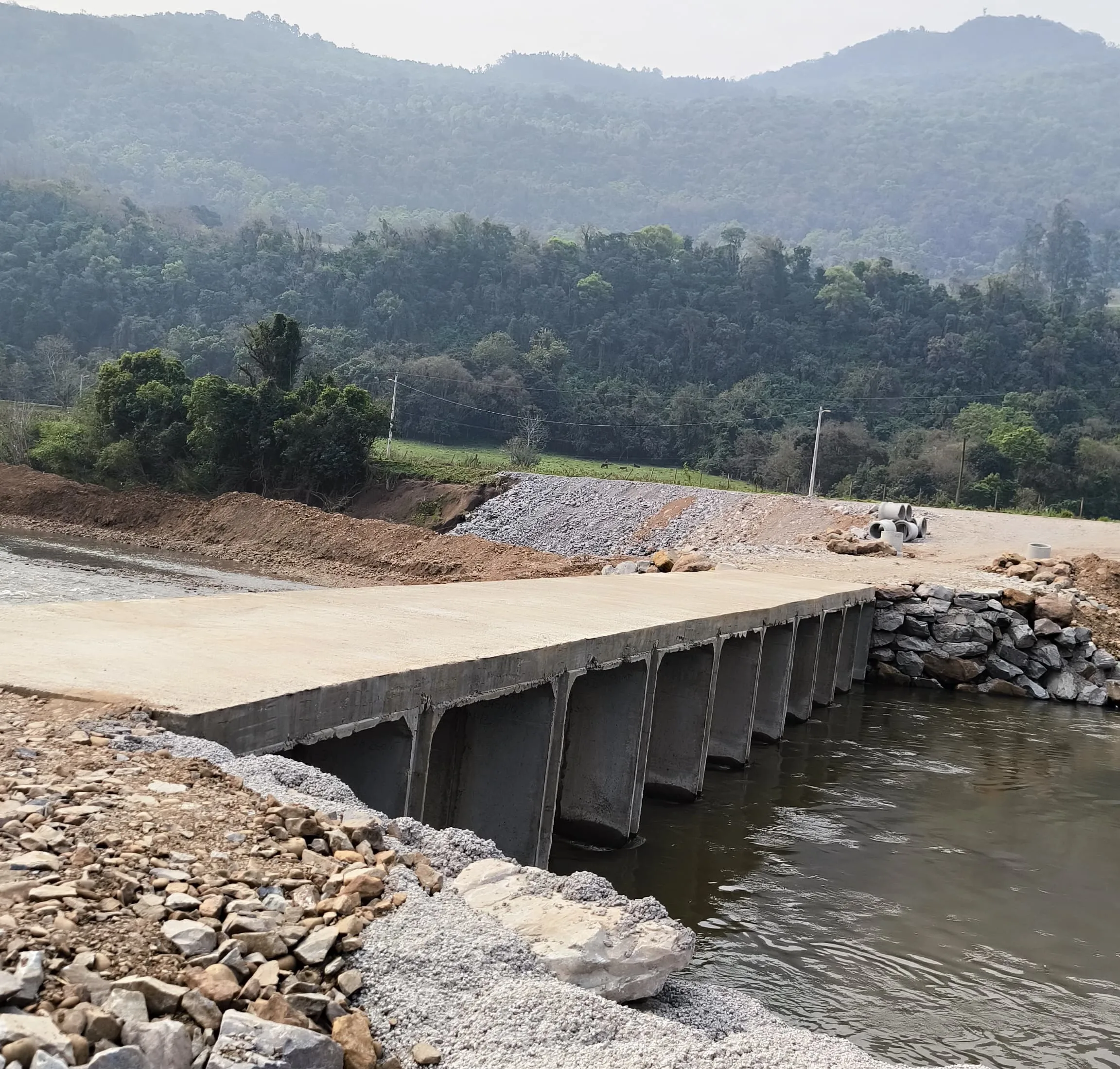 Ponte provisória entre Caxias do Sul e Nova Petrópolis será inaugurada no dia 20 de setembro