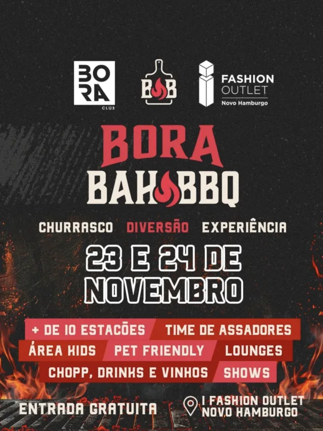 Em novembro, o Bah BBQ vai invadir Novo Hamburgo