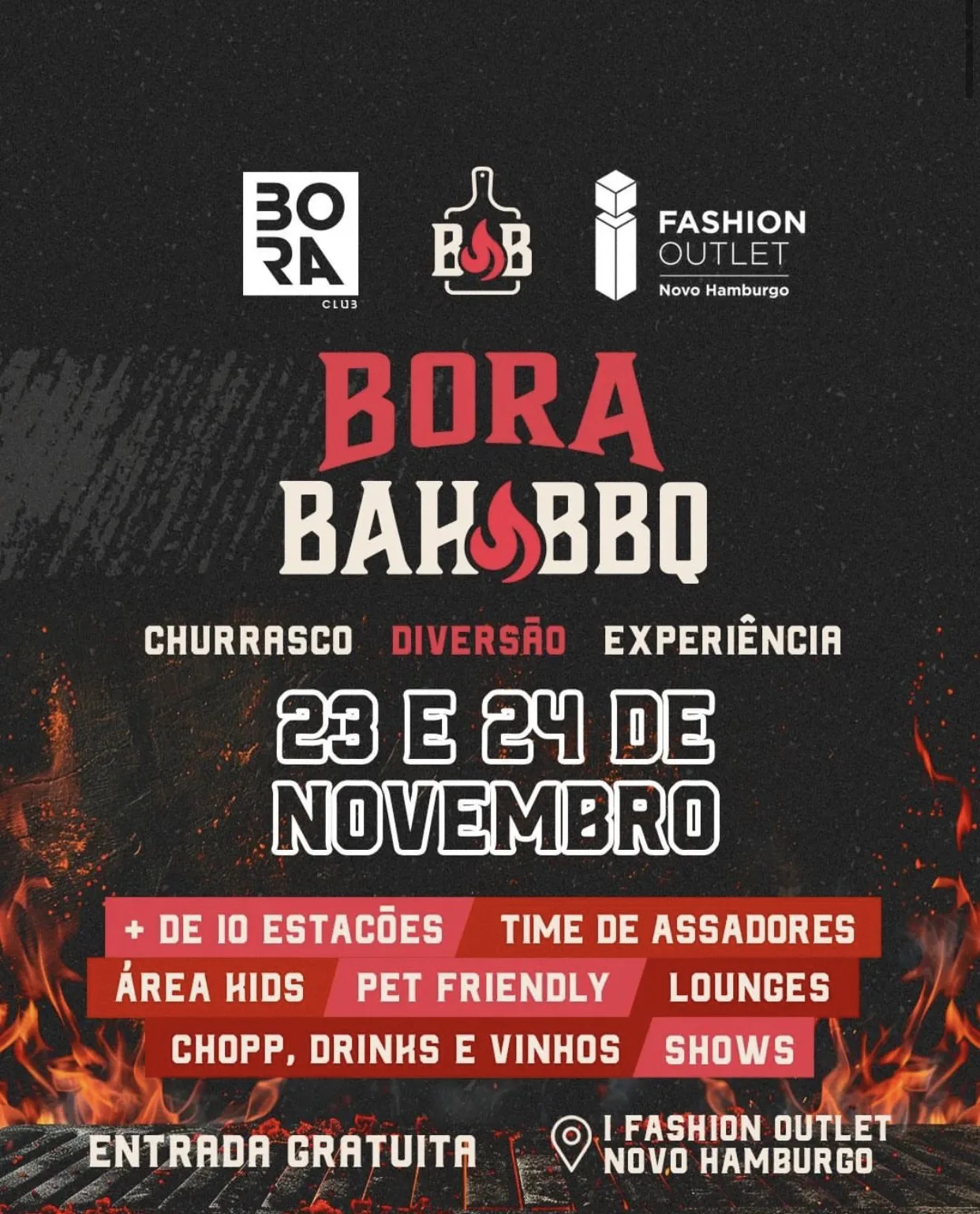 Em novembro, o Bah BBQ vai invadir Novo Hamburgo