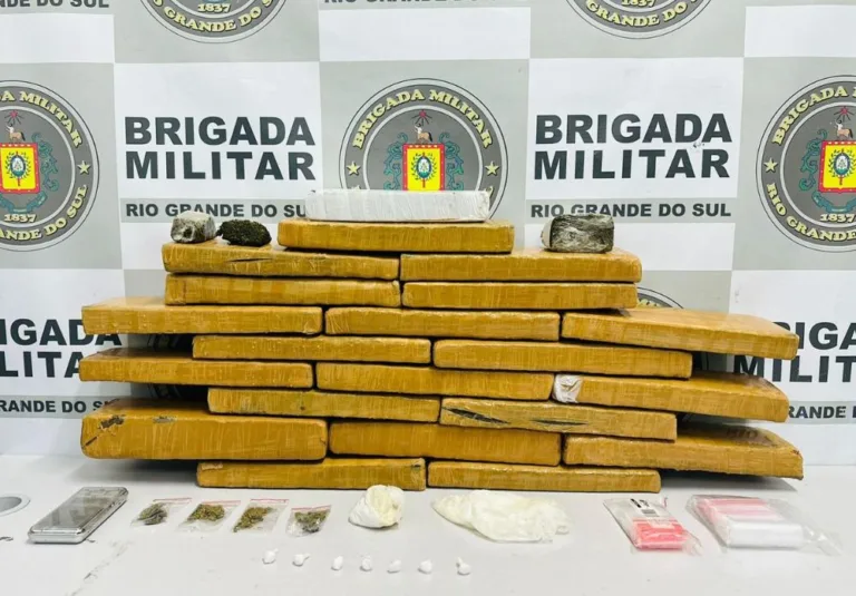 Brigada Militar apreende 21 quilos de maconha em Caxias do Sul