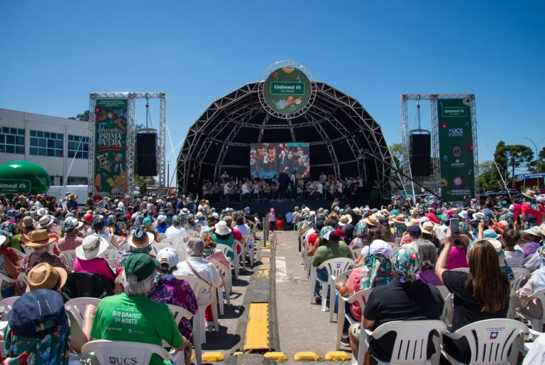 Cerca de 8 mil pessoas prestigiaram o 17º Concerto da Primavera na manhã deste domingo (20), em Caxias do Sul.