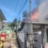 Incêndio destrói parte de casa de dois pisos em Bento Gonçalves