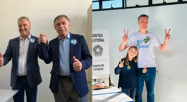 Candidatos já depositaram os votos e agora seguem com suas agendas