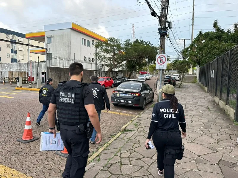 Força-tarefa conta com a participação de policiais civis e militares gaúchos