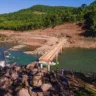 A obra de reconstrução da ponte sobre o Rio Carreiro, entre Cotiporã e Dois Lajeados, está em fase final