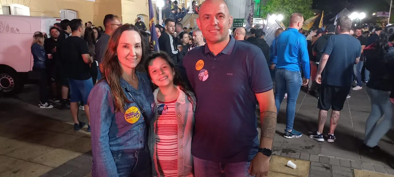 Vereador mais votado, Viríssimo e família.