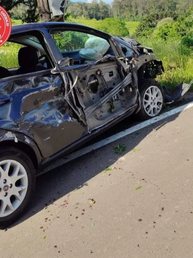 Acidente aconteceu na Estrada Geral de Linha Baú.