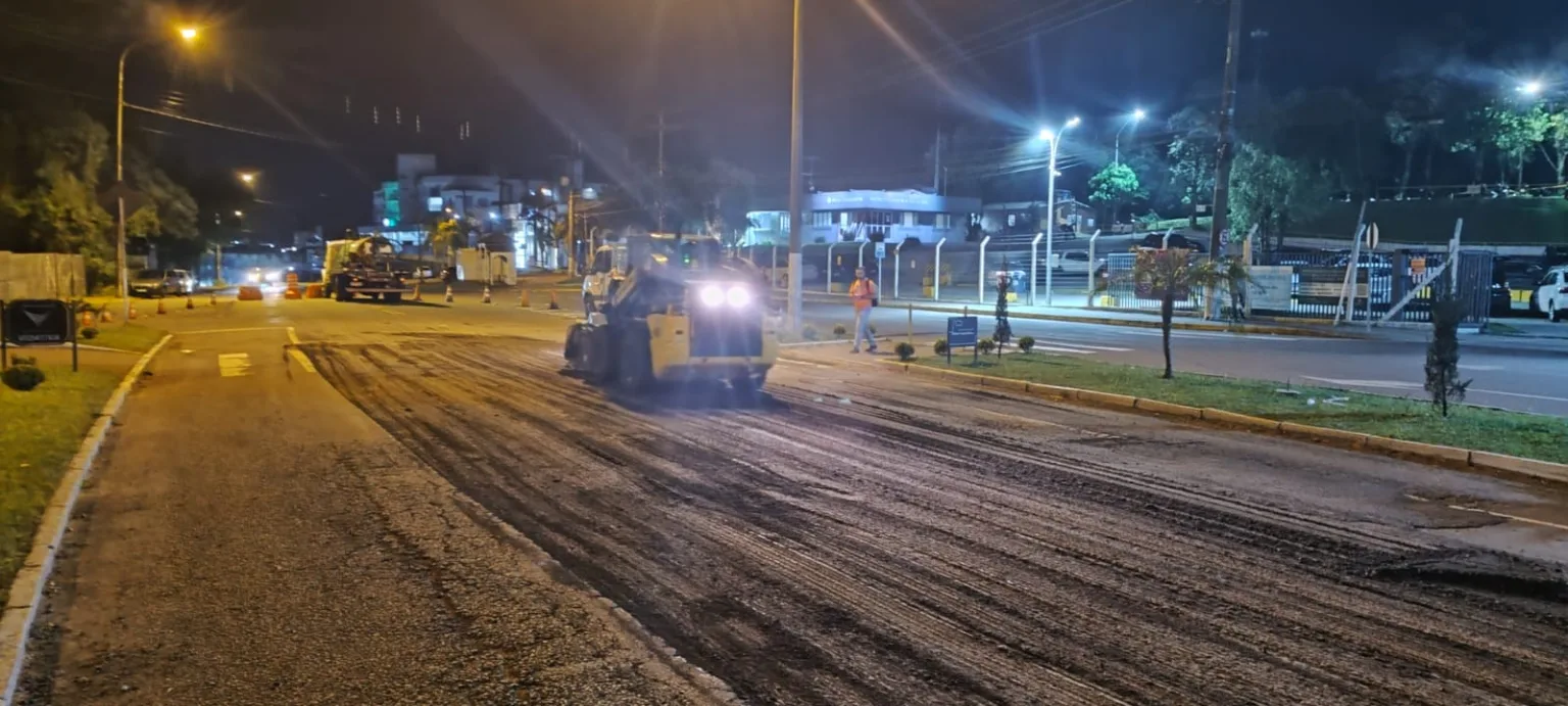 A prefeitura de Caxias trabalha na revitalização de 84 vias do município