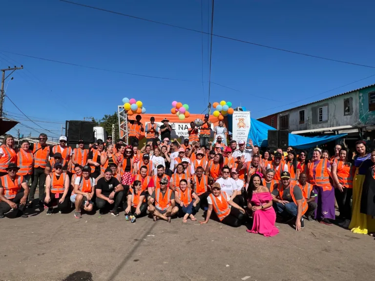 Grupo solidário Pé na Lama, de Bento Gonçalves, realizou mais duas festas solidárias para crianças.