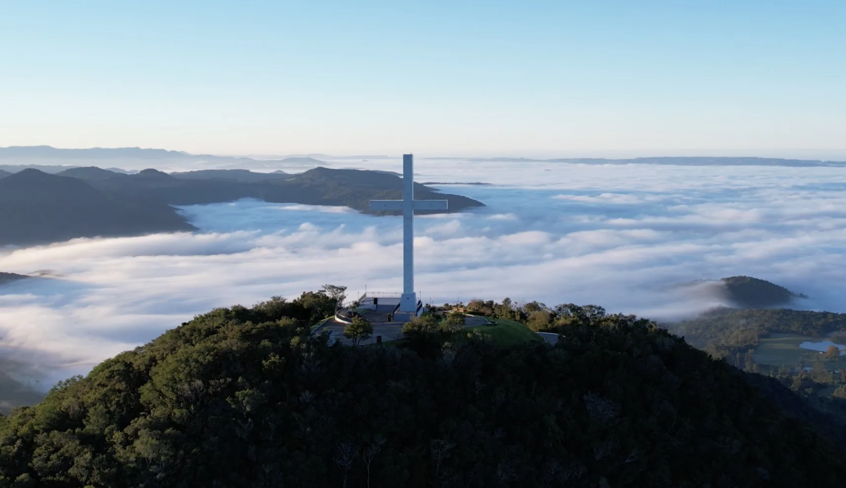 Monte da Fé, um dos atrativos da Rota das Nuvens