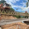 Construção da ponte definitiva na BR-116, entre Caxias do Sul e Nova Petrópolis, está em fase final