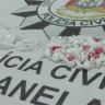 Criminosos presos foram encontrados com quase 100 porções de cocaína