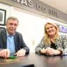 Adiló transmitiu o cargo para Paula Ioris, neste sábado