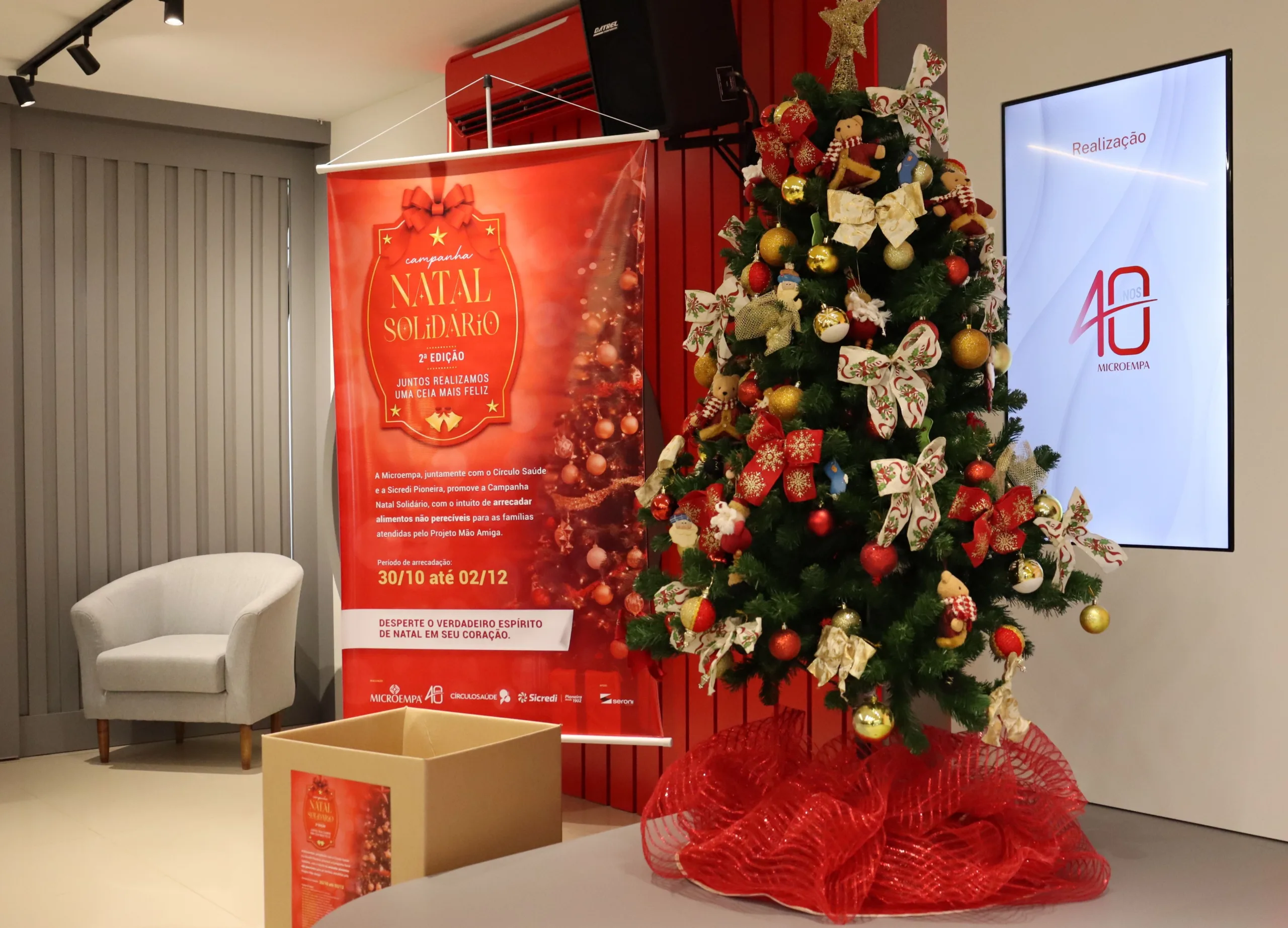 Campanha solidária de Natal recebe donativos até segunda-feira (2), em Caxias do Sul