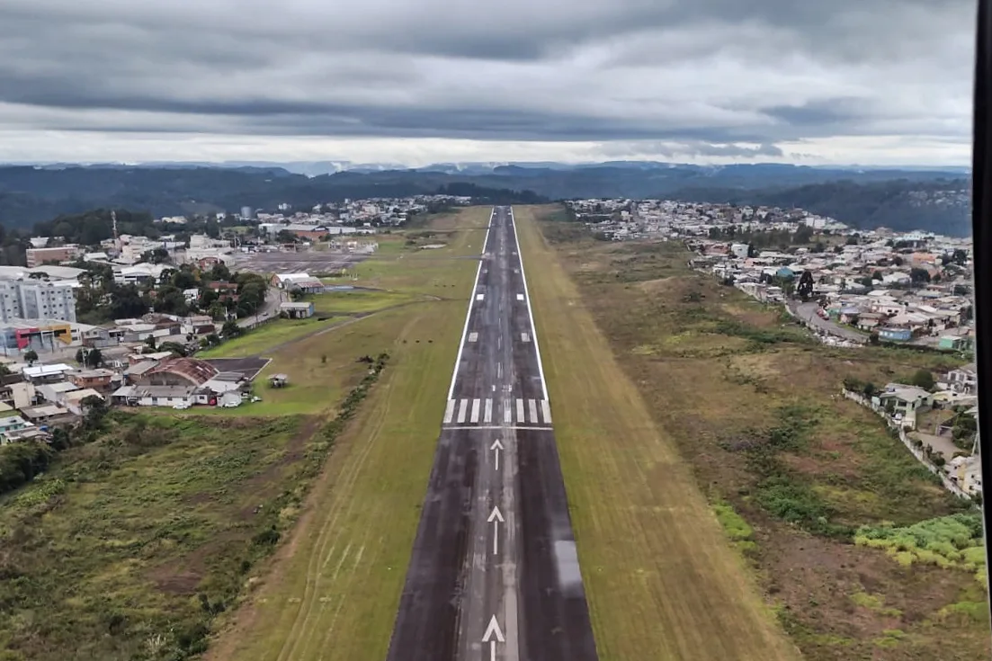 Definida empresa que fará a recuperação da pista do Aeroporto Hugo Cantergiani, em Caxias do Sul