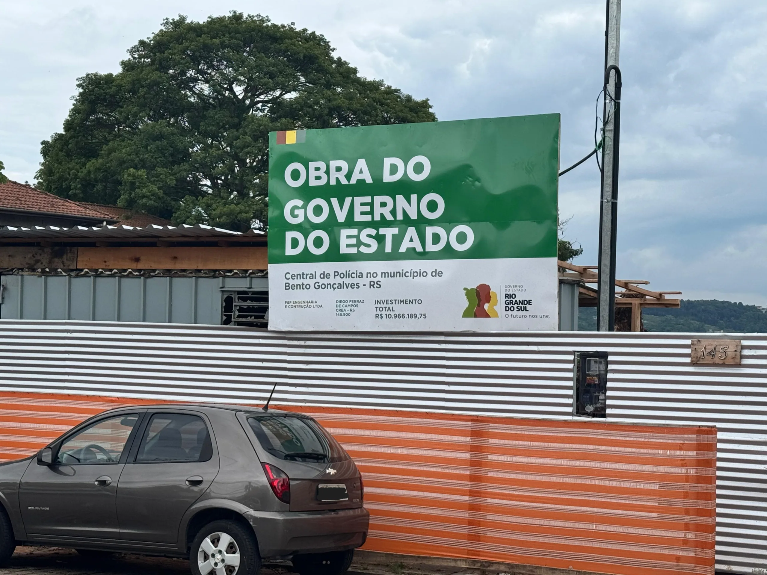 Obras da Central de Polícia avançam em Bento Gonçalves