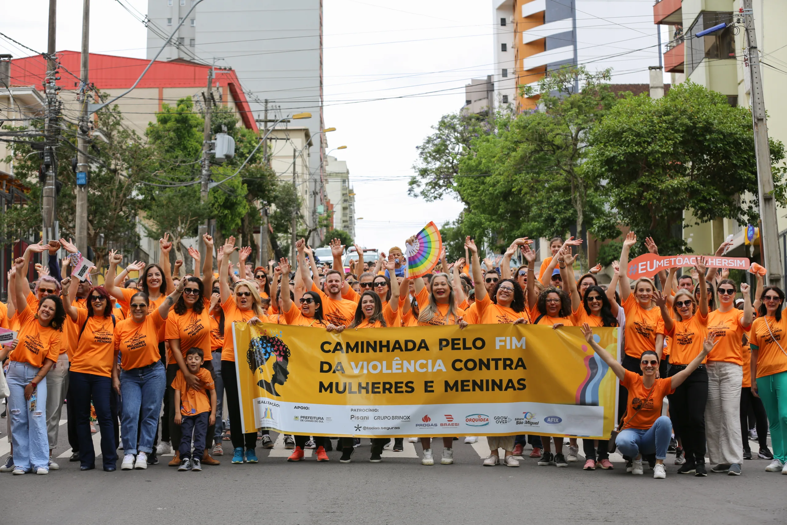 4ª Caminhada pelo Fim da Violência contra Mulheres e Meninas ocorre em Caxias do Sul