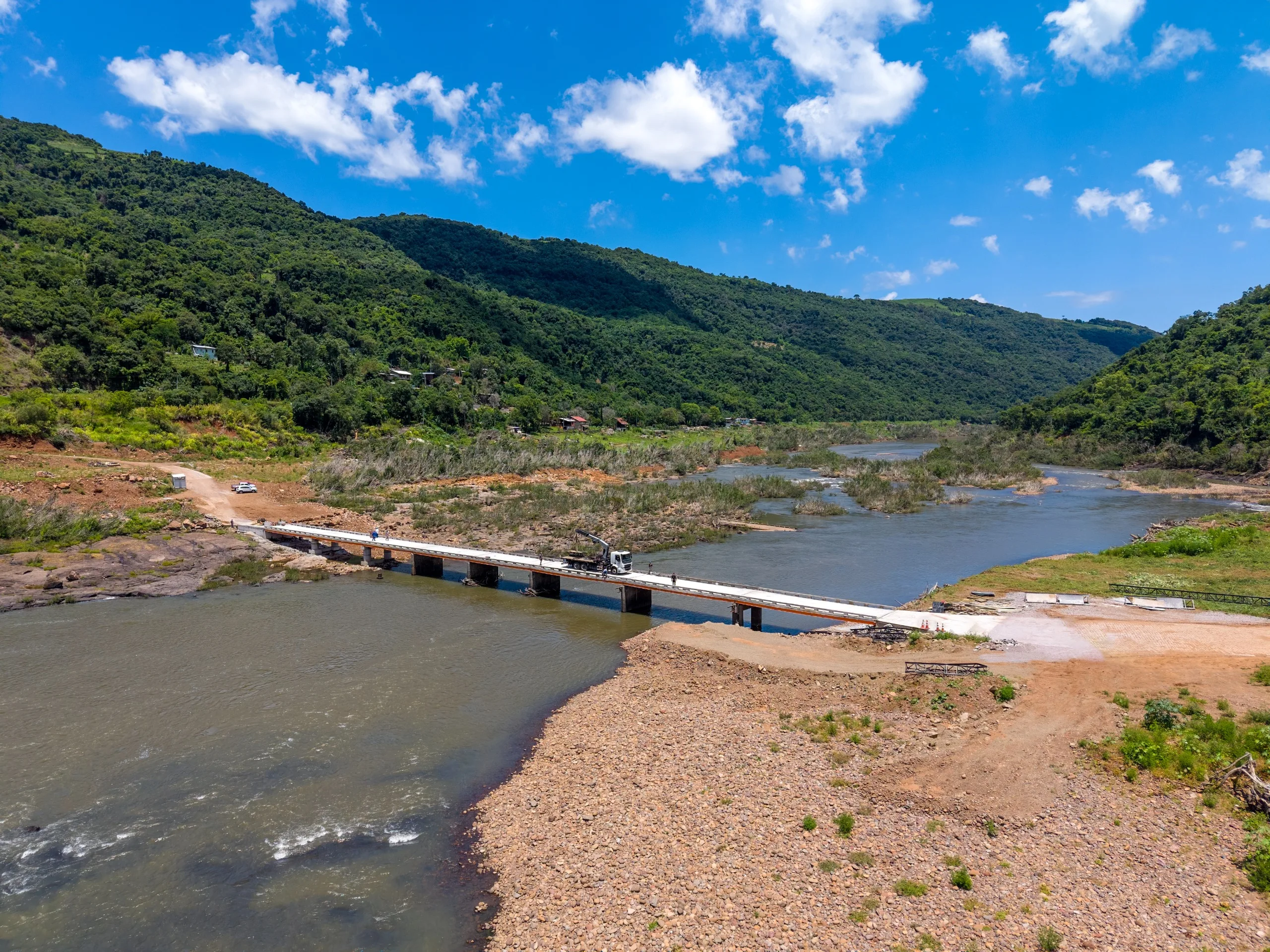 Tráfego será liberado na ponte entre Bento Gonçalves e Cotiporã