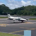 A aeronave deixou o aeroporto de Canela, por volta das 9h10, da manhã deste domingo (22)