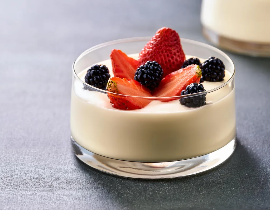 Mousse de chocolate branco Mousse de chocolate branco
