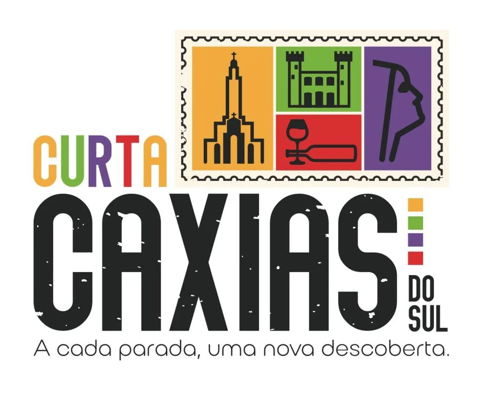 Identidade visual da marca 'Curta Caxias'