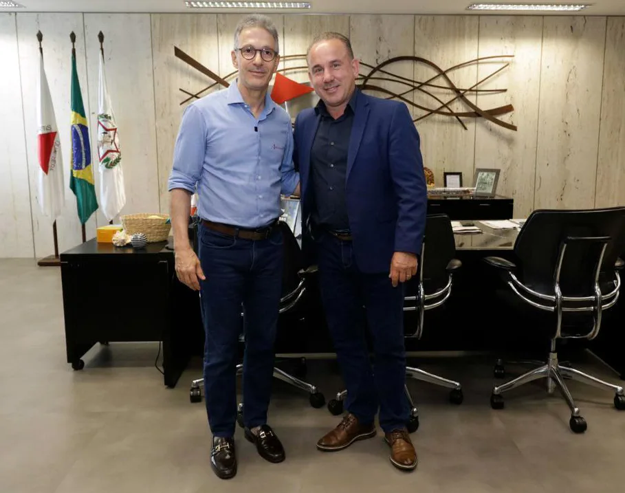 Romeu e Zema em encontro de gratidão